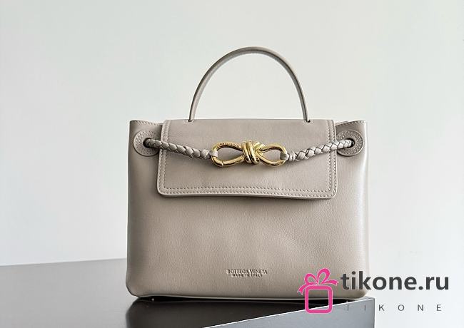 Bottega Veneta Small Ciao Ciao Limestone - 26x19x10.5cm - 1