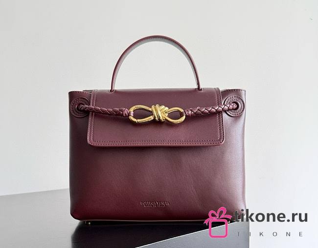 Bottega Veneta Small Ciao Ciao Burgundy - 26x19x10.5cm - 1