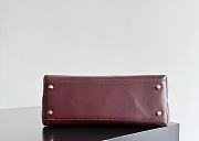 Bottega Veneta Small Ciao Ciao Burgundy - 26x19x10.5cm - 3