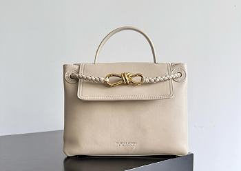 Bottega Veneta Small Ciao Ciao Beige - 26x19x10.5cm