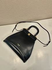 Prada Carey Medium Leather Bag Black 1BG567 - 31x30x6.5cm - 4