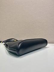 Prada Carey Medium Leather Bag Black 1BG567 - 31x30x6.5cm - 5