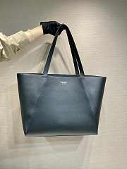 Prada Leather Tote Bag Black 2VG123 - 40x35.5x14cm - 2