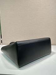 Prada Leather Tote Bag Black 2VG123 - 40x35.5x14cm - 4