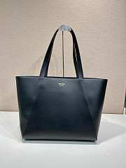 Prada Leather Tote Bag Black 2VG123 - 40x35.5x14cm - 5