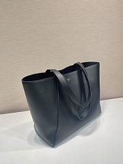 Prada Leather Tote Bag Black 2VG123 - 40x35.5x14cm - 6