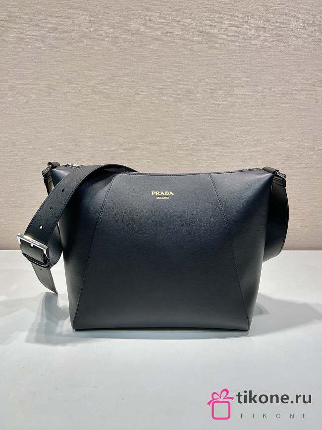Prada Bag Leather Shoulder Bag Black 2VH177 - 30x27.5x14cm - 1