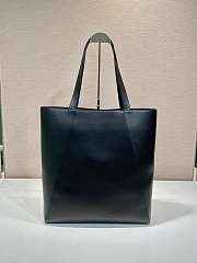 Prada Leather Tote Bag Black 2VG122 - 38x42x17cm - 5