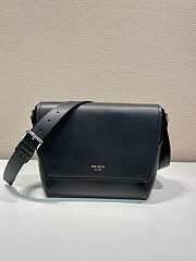 Prada Men's Large Leather Shoulder Bag Black 2VD068 - 30x27.5x15cm - 3