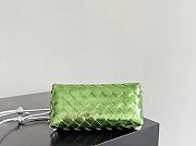Bottega Veneta Concert Pouch Fresh Mint/Silver - 18.5x11.5x8.5cm - 4