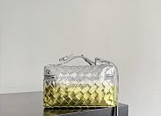 Bottega Veneta Bang Bang Vanity Case Yellow/Silver - 23x12.5x4cm - 5