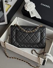 Chanel Double Pocket Wallet On Chain Caviar Black 19cm - 2