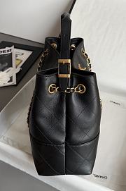 Chanel Small Tote Calfskin & Gold Tone Metal Black - 36x24x14cm - 5