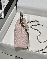 Chanel Coco Crush Handle Bag Caviar Light Pink - 19x14x7cm - 3