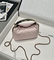 Chanel Coco Crush Handle Bag Caviar Light Pink - 19x14x7cm - 2