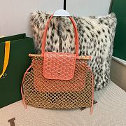 Goyardine Net Aligre Tote Orange - 30x34x7cm - 1