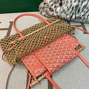 Goyardine Net Aligre Tote Orange - 30x34x7cm - 2