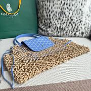 Goyard Saint Louis Goyardine Net Aligre Tote Blue - 30x34x7cm - 6