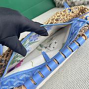 Goyard Saint Louis Goyardine Net Aligre Tote Blue - 30x34x7cm - 3