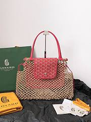 Goyard Saint Louis Goyardine Net Aligre Tote Fuchcia - 30x34x7cm - 1