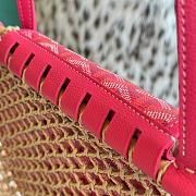 Goyard Saint Louis Goyardine Net Aligre Tote Fuchcia - 30x34x7cm - 6