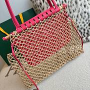 Goyard Saint Louis Goyardine Net Aligre Tote Fuchcia - 30x34x7cm - 5