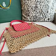 Goyard Saint Louis Goyardine Net Aligre Tote Fuchcia - 30x34x7cm - 4