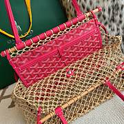 Goyard Saint Louis Goyardine Net Aligre Tote Fuchcia - 30x34x7cm - 3