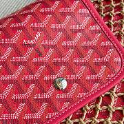 Goyard Saint Louis Goyardine Net Aligre Tote Fuchcia - 30x34x7cm - 2
