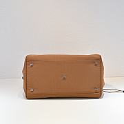 The Row Margaux 17 Inside Out Canvas Tote Bag Brown - 45x32x24cm - 4