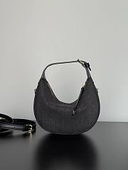 Teen Celine Lulu In Denim Dark Gray - 24x21x5cm - 4