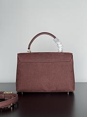 Celine Medium Nino Bag In Grained Nubuck Calfskin Chestnut - 25x17.5x10cm - 4