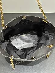 YSL Jamie Shopping Small In Lambskin Gray - 29x27x11cm - 6