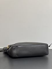 YSL Medium Jamie Shopping In Lambskin Gray - 35x35x10cm - 5