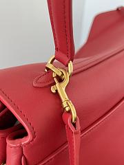 Balenciaga Rodeo Large Handbag in Smooth Calfskin Red Gold Hardware - 40x30x13cm - 6