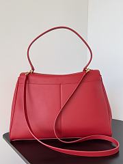 Balenciaga Rodeo Large Handbag in Smooth Calfskin Red Gold Hardware - 40x30x13cm - 2