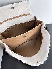 Balenciaga Rodeo Large Handbag in Suede Brown Gold Hardware - 40x30x13cm - 4