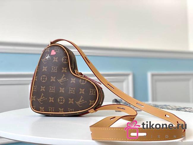 LV Coeur Heart Bag Monogram Canvas M45149 - 22x20x6cm - 1