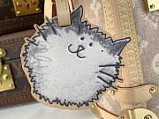 LV Travels With Grace Coddington Side Trunk GM Meowgram M15154 - 30x20x10cm - 5