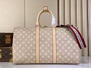 LV Travels With Grace Coddington Keepall Bandouliere 45 Meowgram M25787 - 45x27x20cm - 5