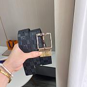 LV Damier Print 40mm Reversible M9150Q  - 6