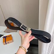 LV Damier Print 40mm Reversible M9150Q  - 3