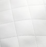 Chanel Large Backpack Calfskin Gold Tone Metal White - 33.5x28x10.5cm - 4