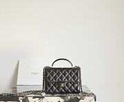 Chanel Backpack Shiny Lambskin & Gold Tone Metal Black - 23x18x6cm - 5