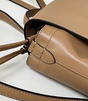 Fendi Backpack Leather Cappuccino Beige - 26x23x12cm - 2