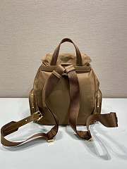 Prada Small Re Nylon Backpack 1BZ081 Brown - 29x24.5x12cm - 4