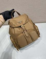 Prada Small Re Nylon Backpack 1BZ081 Brown - 29x24.5x12cm - 3