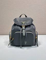 Prada Small Re Nylon Backpack 1BZ081 Gray - 29x24.5x12cm - 1