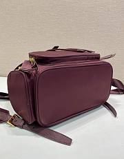 Prada Small Re Nylon Backpack 1BZ081 Burgundy - 29x24.5x12cm - 3