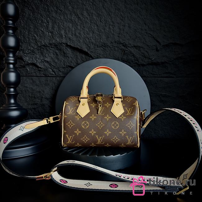 LV Speedy Bandoulière 20 Monogram Canvas Black M46234 - 20.5x13.5x12cm - 1